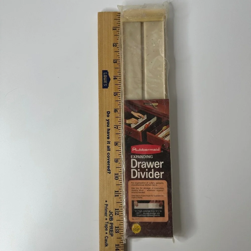 Vintage‎ Rubbermaid Expanding Drawer Divider No 2910 NOS 12-23 Inch 1974